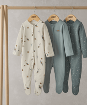 Planets Sleepsuits (Set of 3)