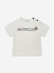 Baby Boys Logo T-Shirt in Ivory
