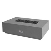 FireGear Sanctuary 1 Rectangular 56" Fire Table in Slate Grey