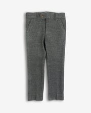 Stretchy Suit Pant | Noir Micro Plaid