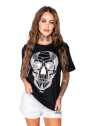 Unisex Geometric Skull Tee