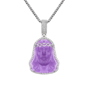 Arcenciel Gospel Jesus Pendant - Lavender