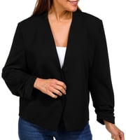 Nine West Womens Cool Crepe Open Front Blazer ||P000790255||
