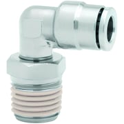 Push-to-Connect Tube x Male x Tube x Male BSPT Fitting: Elbow, BSPT, 8.00 mm OD