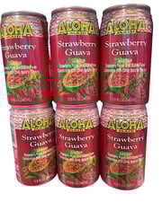 Aloha Maid Natural, Strawberry Guava, 11.5 Fluid Ounce, Pack of 6