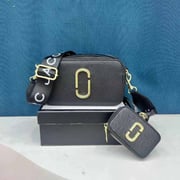 Black Street Letter Zipper Bags