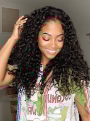 
    UNice Bye-Bye Knots Wig 150% Densit Jerry Curly Wig With Bleached Invisible Knots Human Hair Wig