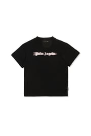 Palm Angels Kids Logo Printed Crewneck T-Shirt