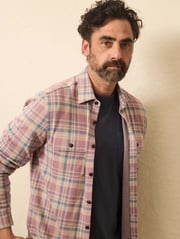 Legend™ Sweater Shirt - Rose Blue Check