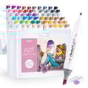 Ohuhu Kaala Dual Tips Alcohol Art Markers- 60 Colors Illustrations