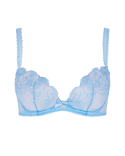 Jayce Plunge Underwired Bra in Baby Blue | By Agent Provocateur