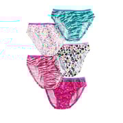 Toddler Girls' Panties - Printed, 5 Pack, Size 4T