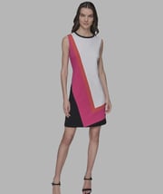 SCUBA CREPE ALINE DRESS