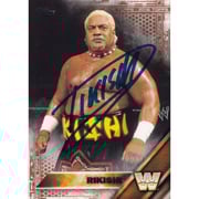 Rikishi Signed 2016 Topps WWE Bronze Card #85 The Bloodline Superstar Autograph
