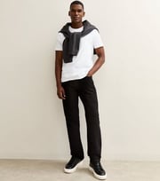 Black Straight Leg Jeans