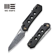 WEKNIFE Vision R Manual Thumb & Thumb Hole & Superlock Knife Titanium Handle (3.54" Damasteel Blade) WE21031-DS1
