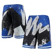 Men's New York Yankees Mitchell & Ness Black Hyper Hoops Shorts