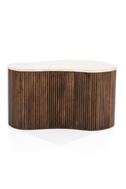 Organic Travertine Coffee Table | Eleonora Mari
