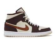 Wmns Jordan 1 Mid SE 'Cream Dark Chocolate'