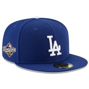 Men's Los Angeles Dodgers  New Era Royal 2025 World Series Side Patch 59FIFTY Fitted Hat