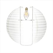 12 Inch Hang On Bulb Wire Frame Expanders for Paper Lanterns - Pack of 6