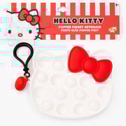 pop poppers hello kitty® fidget toy keychain - white