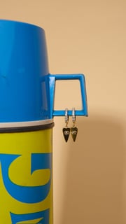 Harper Drop Heart Earrings