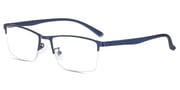 Unisex semi-rimless Metal&TR eyeglasses | Firmoo.com