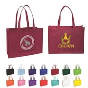 Promotional Celebration Shopping Non Woven Standard Tote Bag 16" X 12"