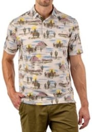 Good Good Golf Men's Sunrise Cowboy Golf Polo