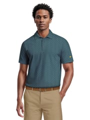 Men's Printed Geo Polo