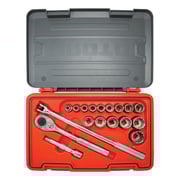 Proto Socket Set 1/2 DR 18pc SAE 12pt