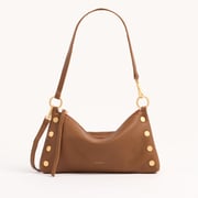 Kyle | Mahogany Pebble/Brushed Gold Red Zip