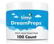 Bleep DreamPreps Facial Wipe Pads (100 Pack)
