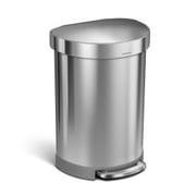 16-Gallon Step Semi-Round Trash Can