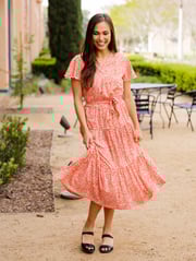 Tiered Tie Waist Stevie Dress