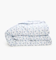The Duvet Cover - Blue Vine Stripe