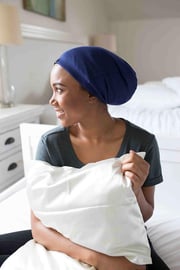 The Slap (Satin-lined cap) - Navy
