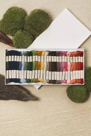Collectors Box 30 Shades Eco Vita Naturally Dyed Organic Wool Thread