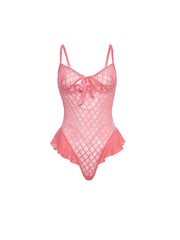 Curvy Aubrielle Sheer Teddy
