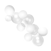 SHIPS NOW • Balloon Garland: 12-Cluster in White & Clear • FINAL SALE