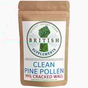 Clean Genuine Pine Pollen Capsules 422mg (99% Cracked Wall)