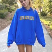 Delta Delta Delta Letterman Hooded Sweatshirts
