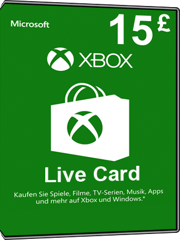 Xbox Live Card - 15 GBP