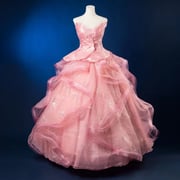 【READY TO SHIP】Formal Dress Cosplay Costume Dreamy Pink Strapless Ball Gown FY0144