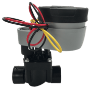 Hunter NODE 1 Station Battery Operated Controller with PGV-101G Valve and DC Latching Solenoid | NODE-100-VALVE