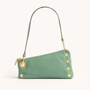 Nash Pochette | Hydrangea Suede/Silver