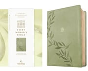 NLT Every Woman's Bible, Filament Enabled--soft leather-look, olive branch green