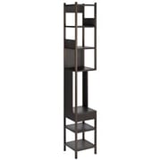 Lungangolo shelf, right, black oiled smoked oak