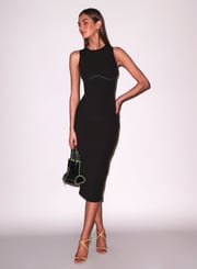 Hourglass Rib Midi Dress